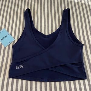 Fleo Wrapped Cropped Tank